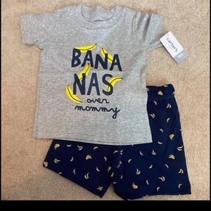 Carter’s matching short set for boys. 18 month.